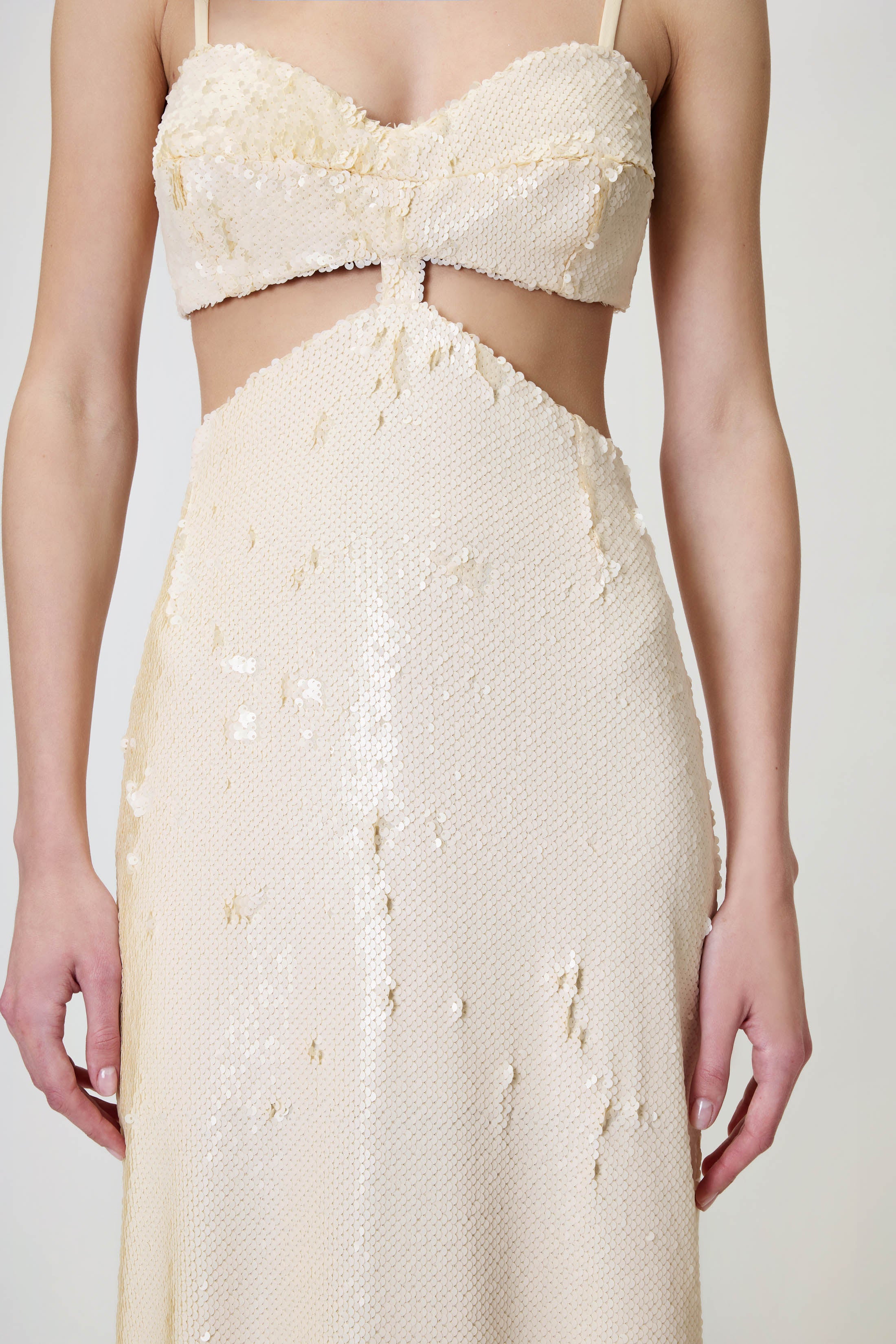 Cut-Out Dress in Sequin ΙΜΑΝΙ