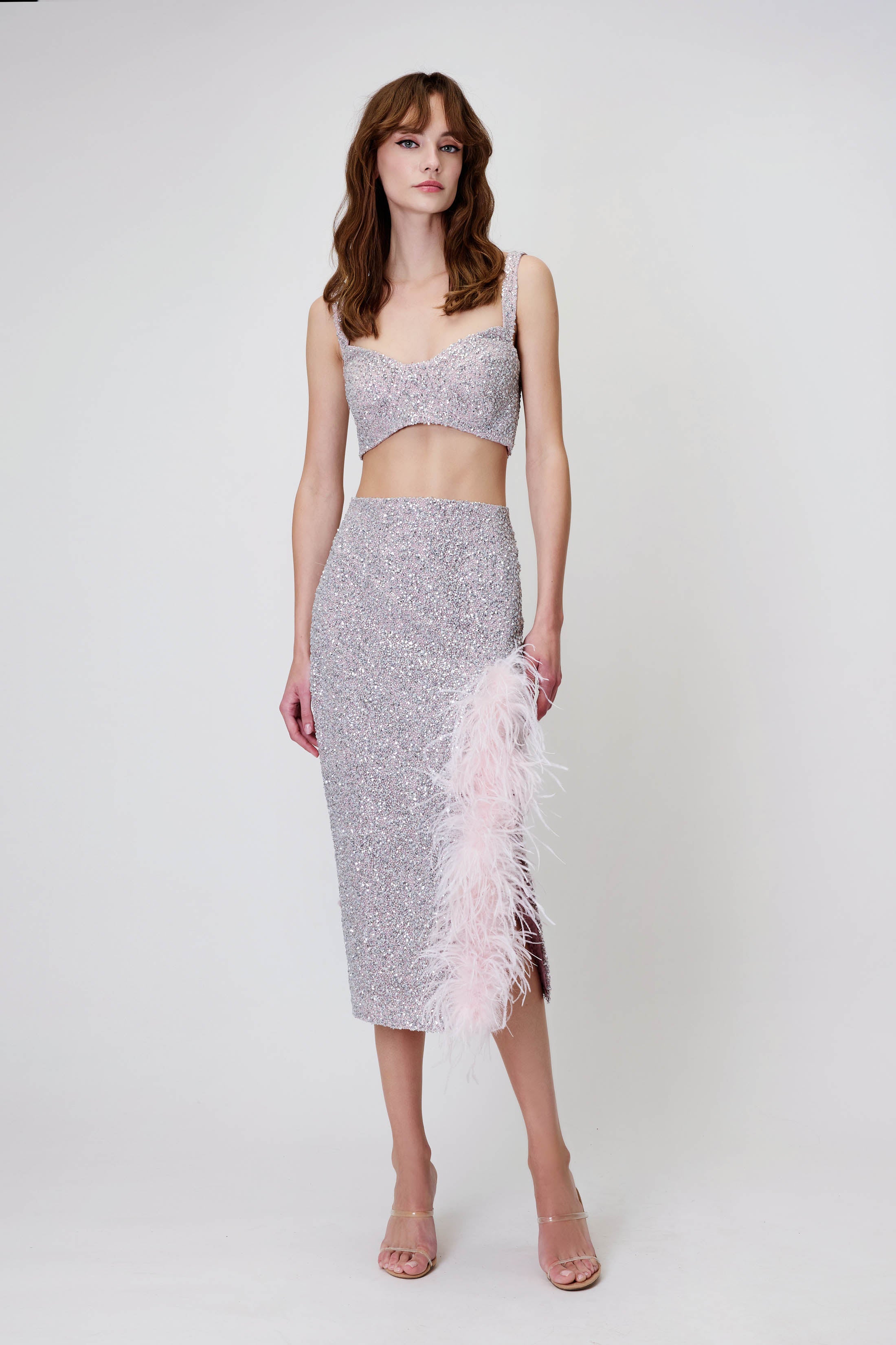 Bustier Top in Sequin