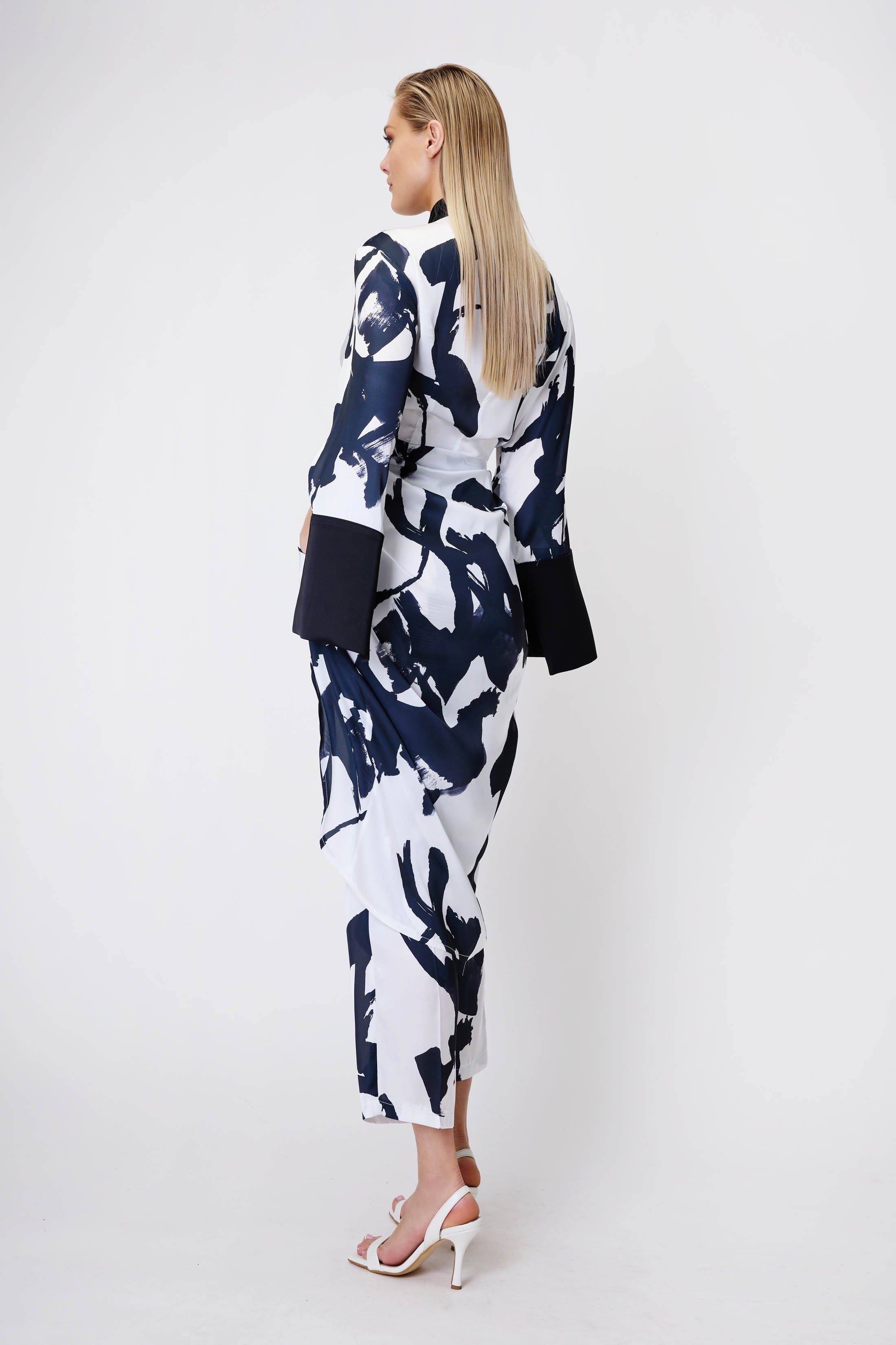 Shirt & Trousers Set in B&W