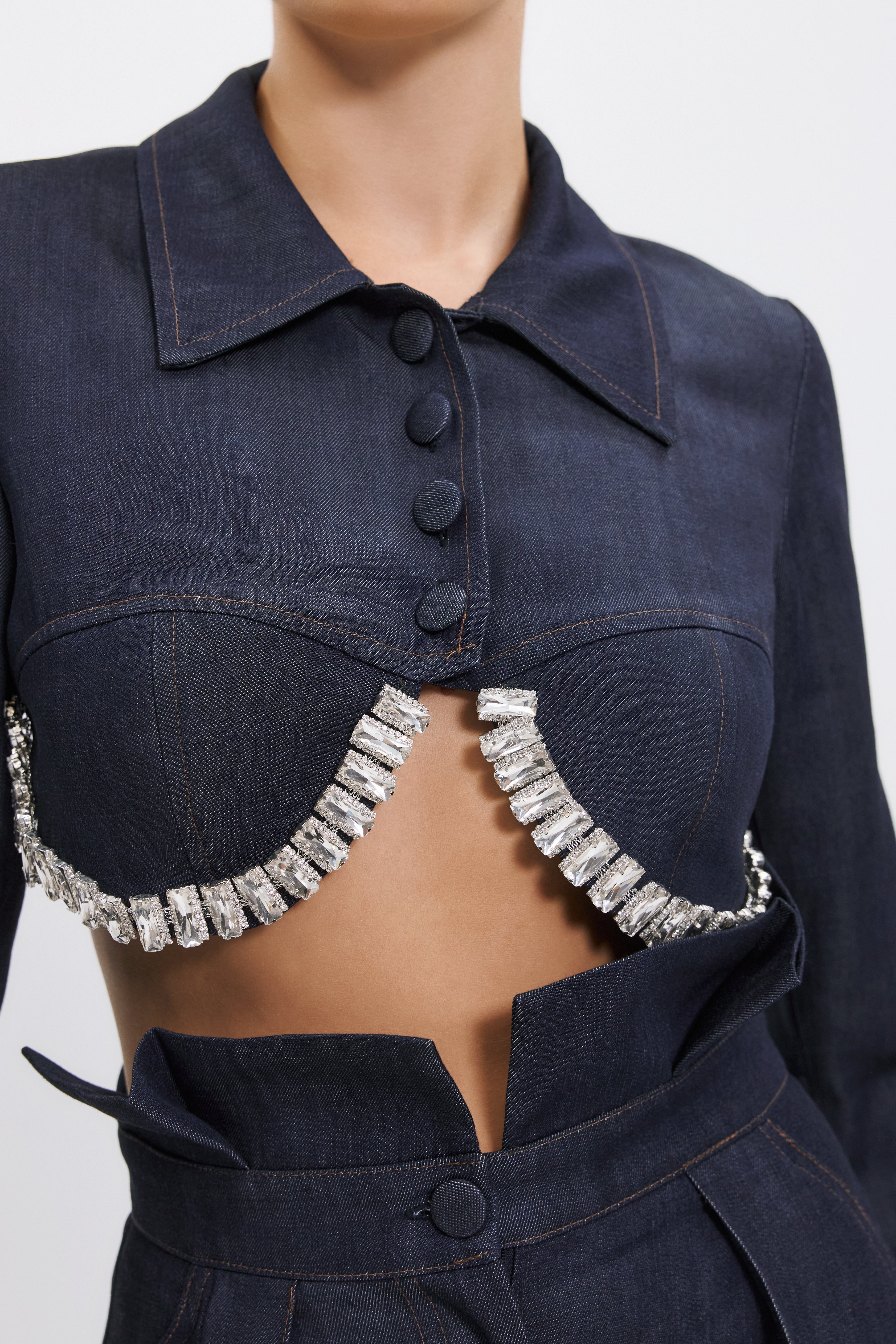 FW Denim top AMALINA