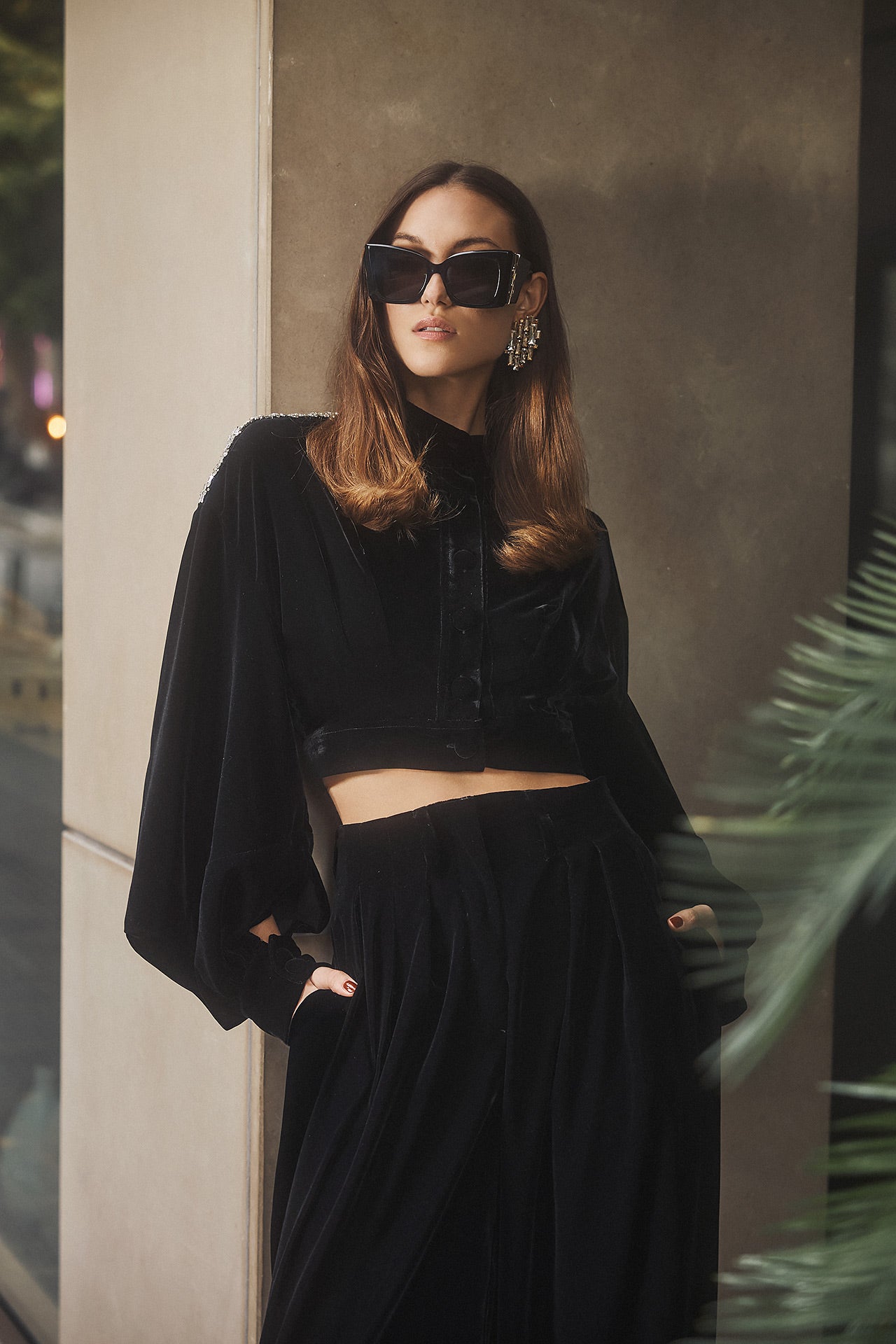 FW Velvet trousers VIVIENNE