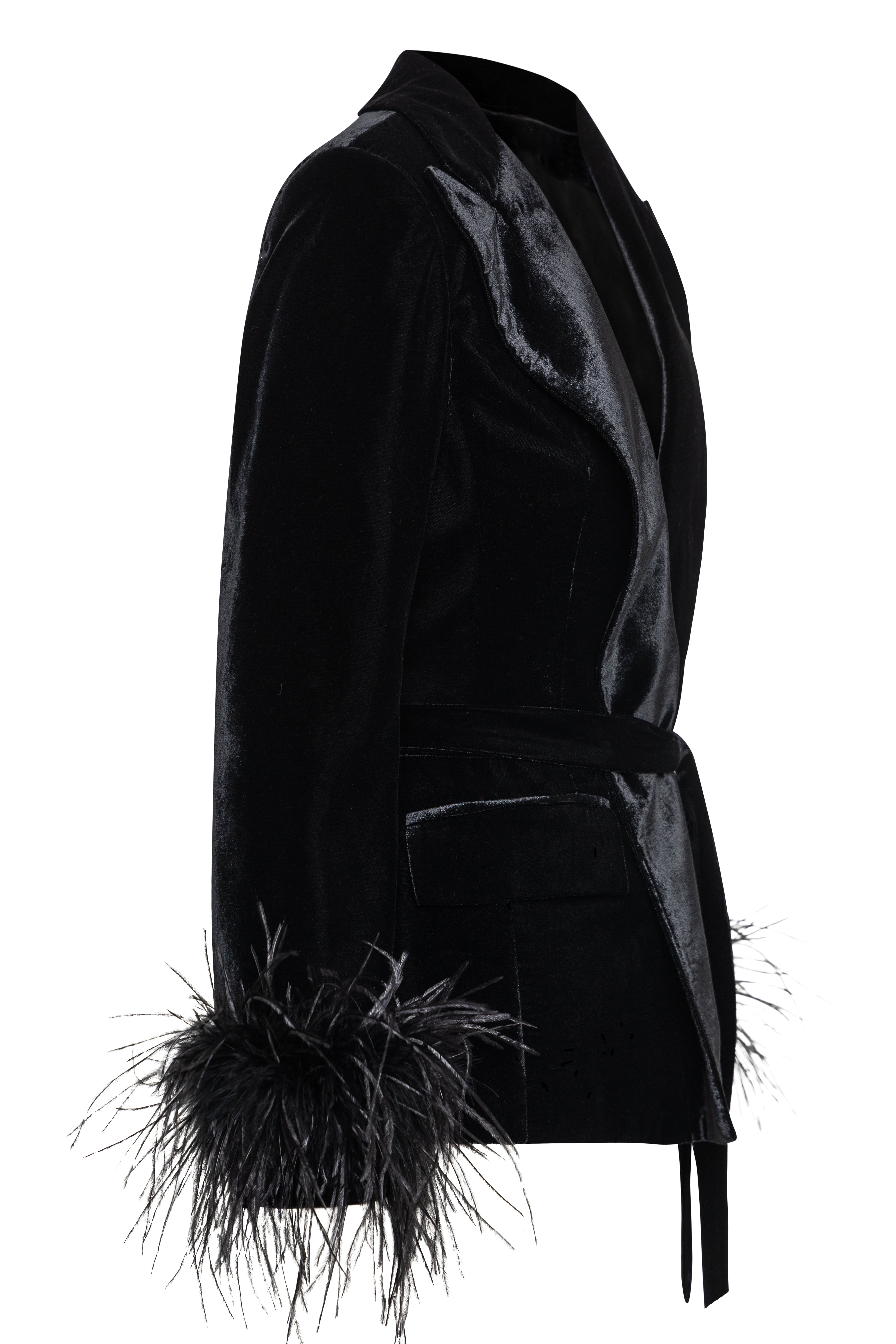 VELVET BLAZER NYSA