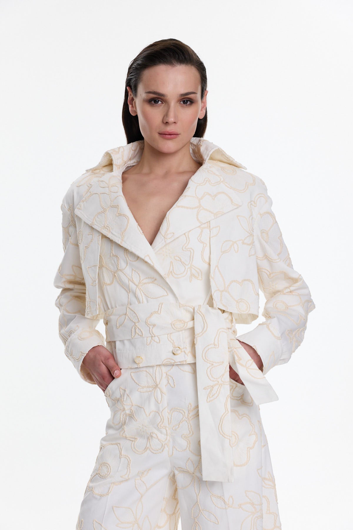 Jacket with embroidery MILENA