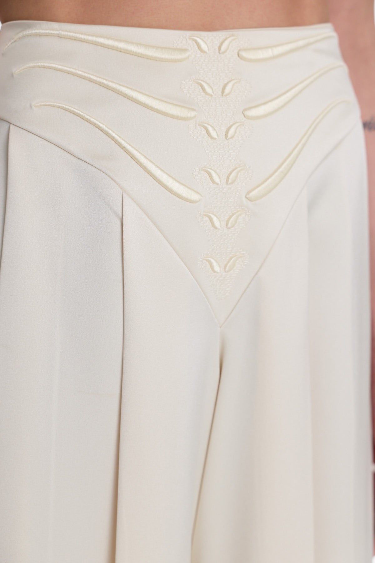 Trousers with embroidery GISELE