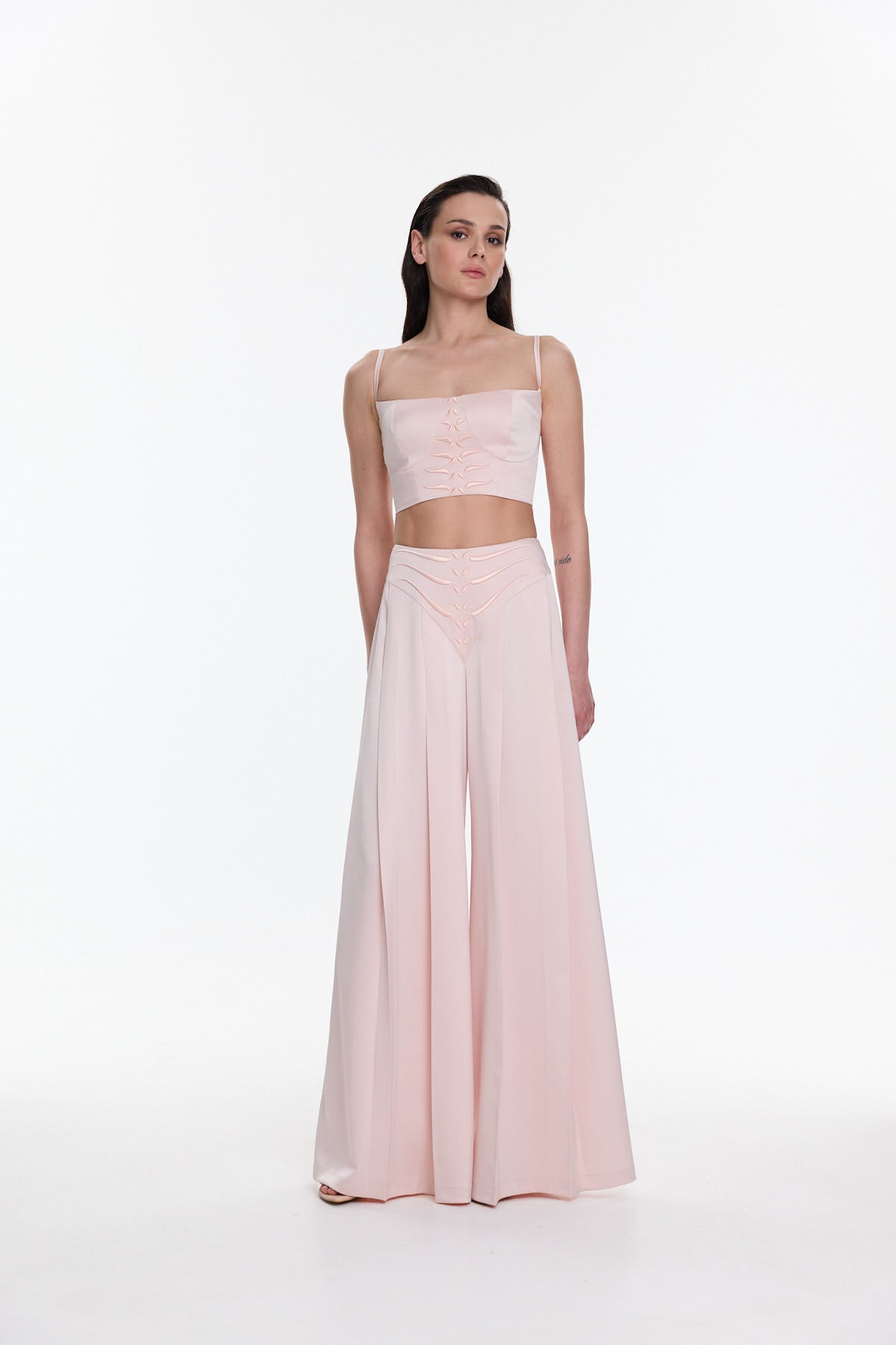 Trousers with embroidery GISELE
