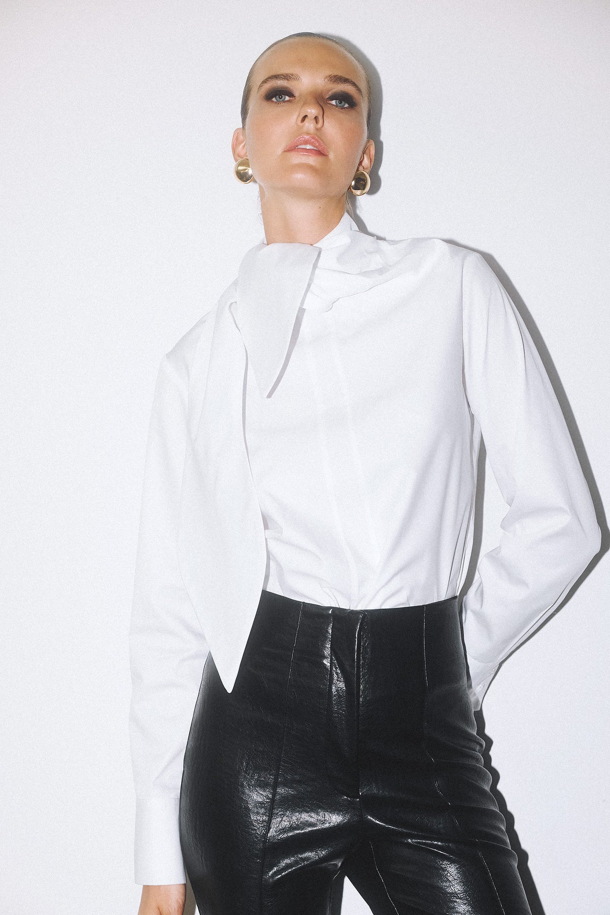 FLAMINIA STATEMENT COLLAR SHIRT