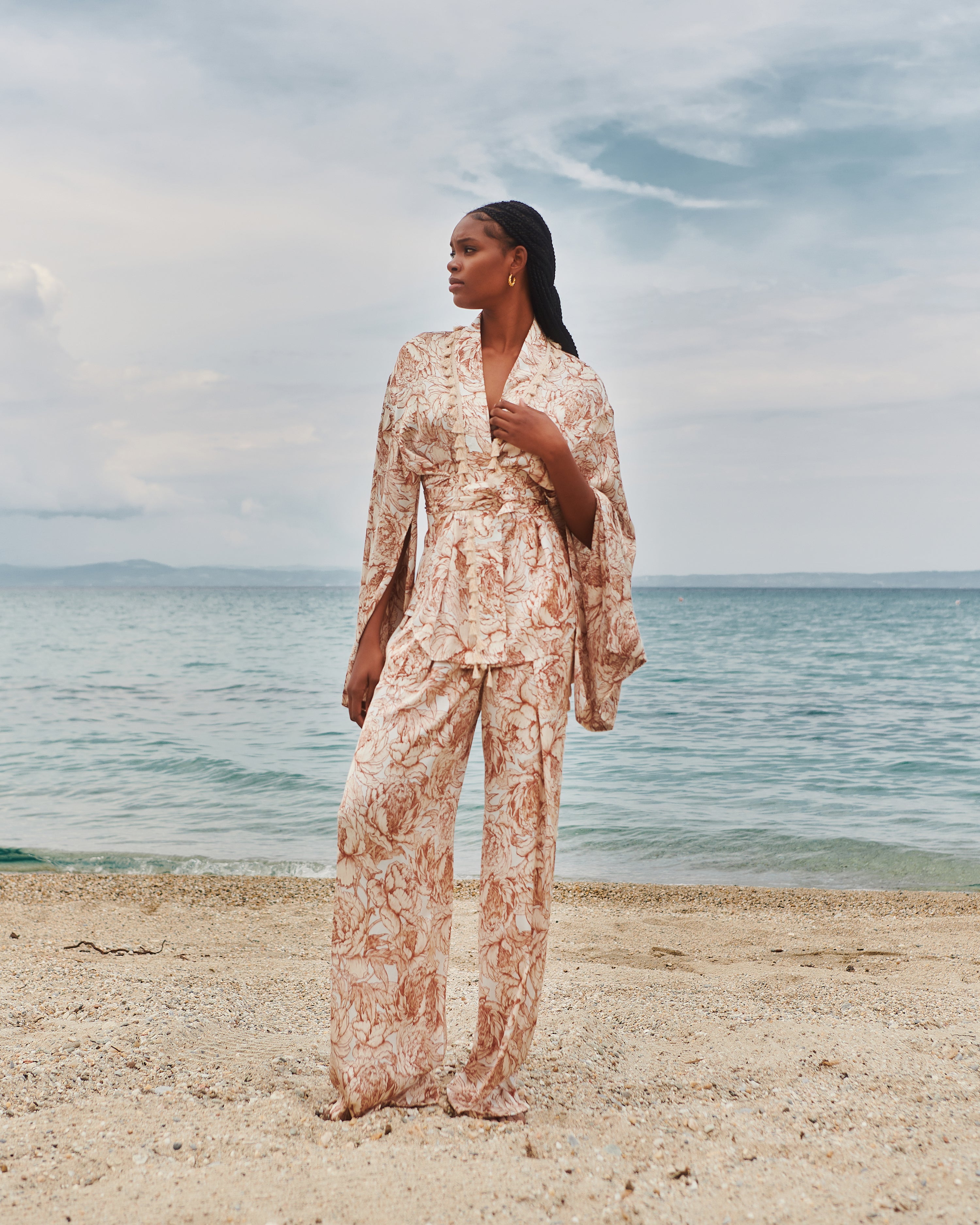 Set kimono & trousers HONORIA