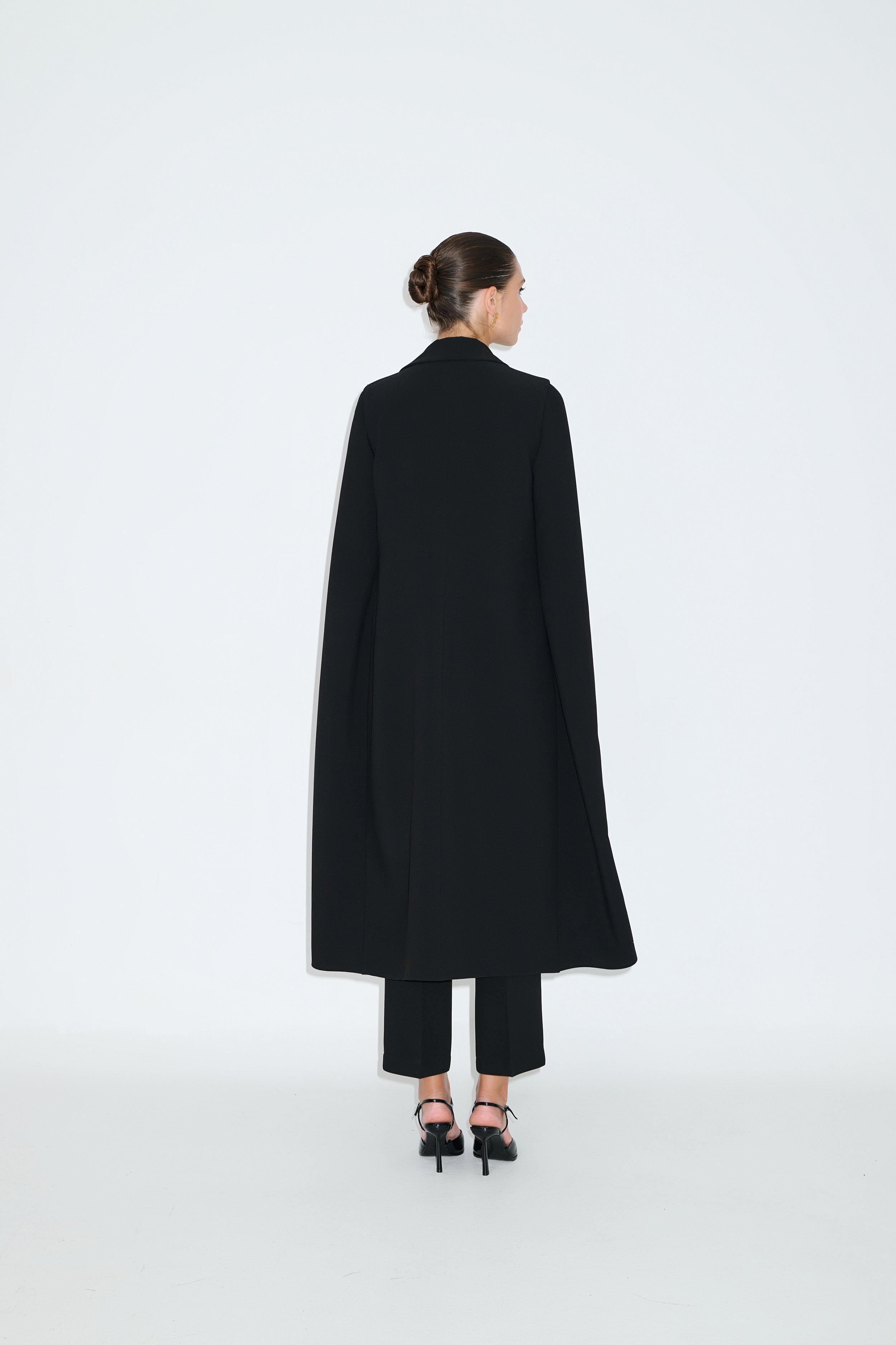 Cape with embroidery CELIA