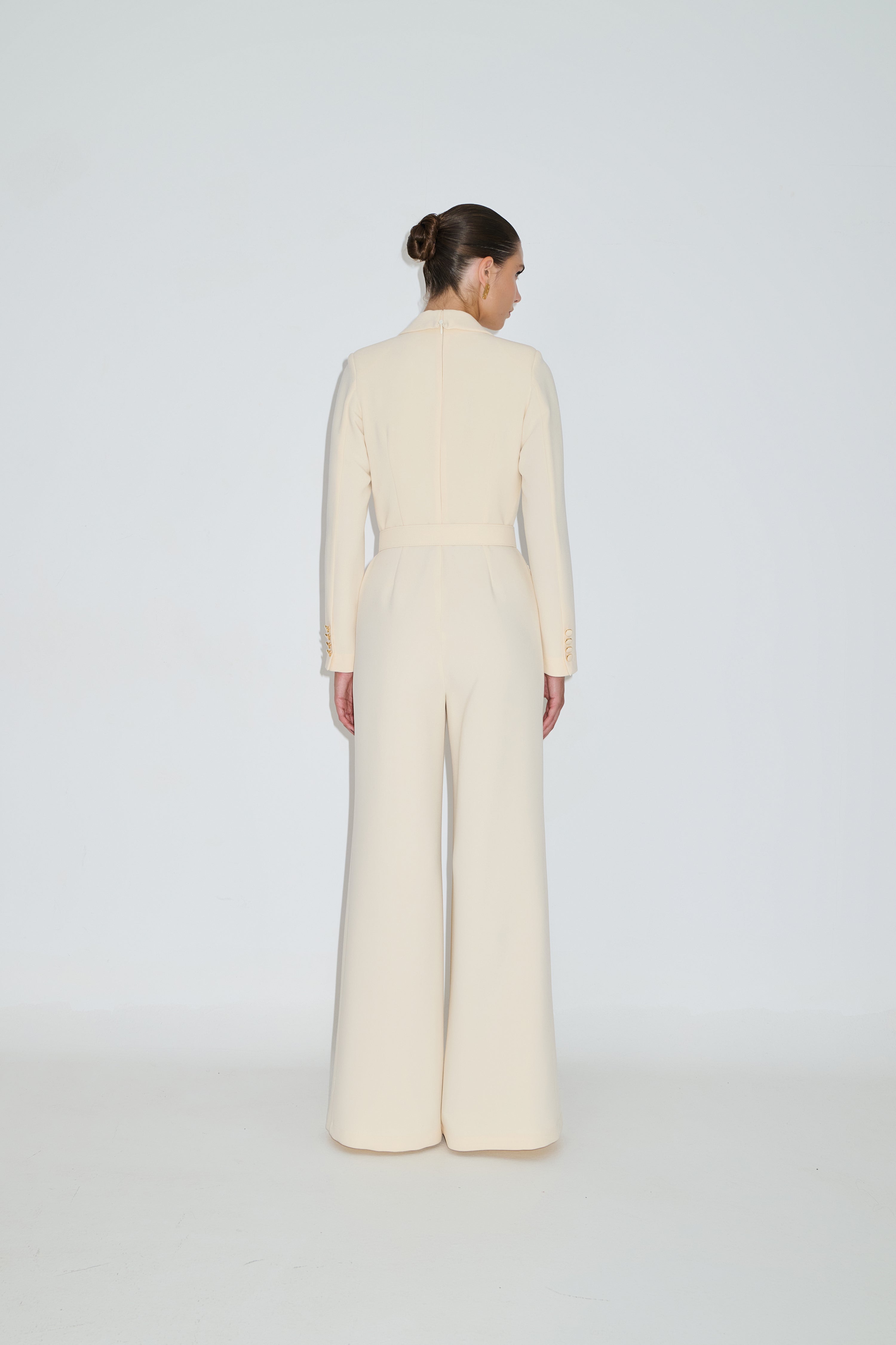 Cream jumpsuit ISABELLA