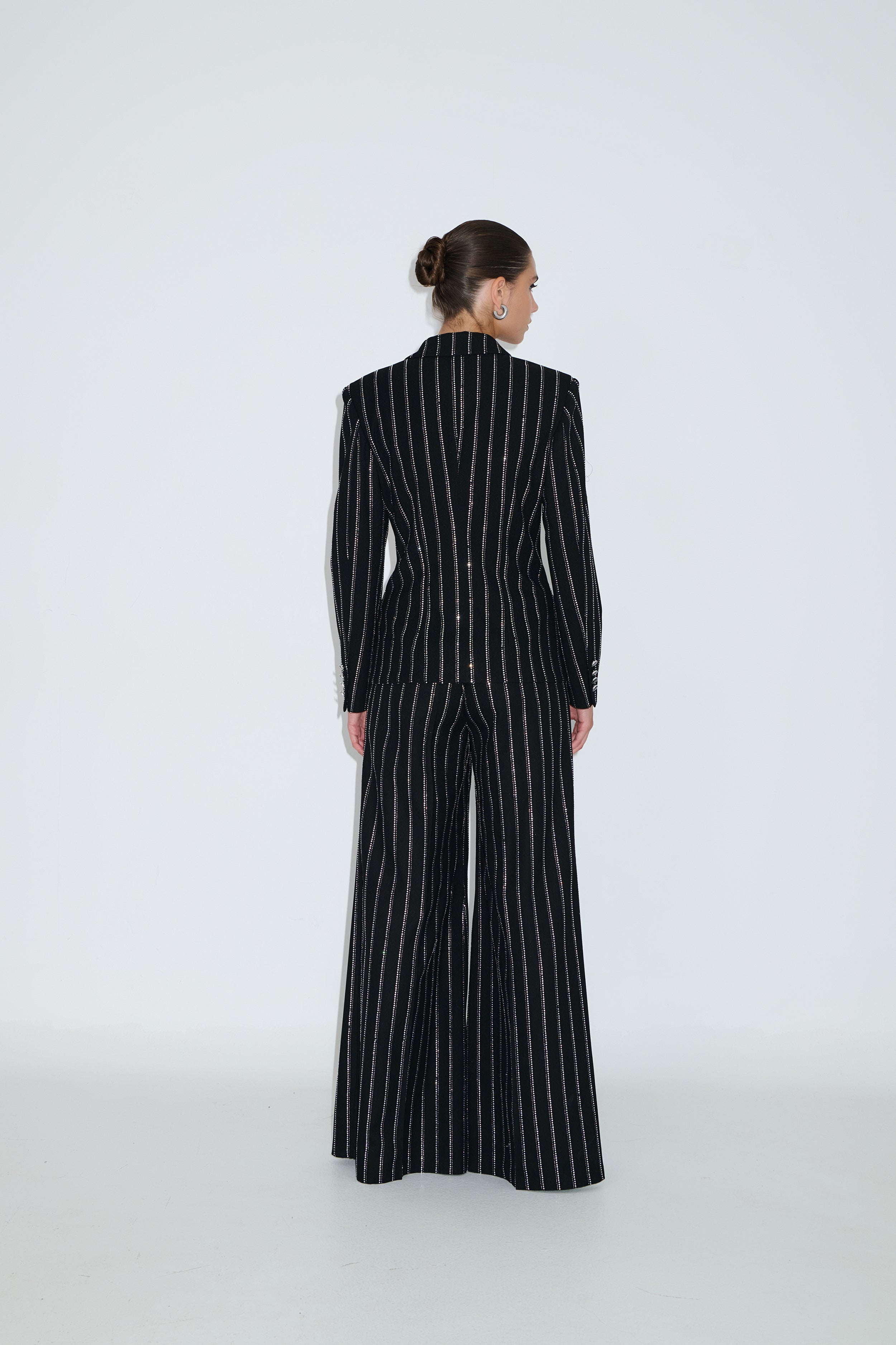 Trousers with crystal features VICTORIA