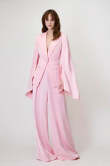Blazer & Trousers Set in Baby Pink