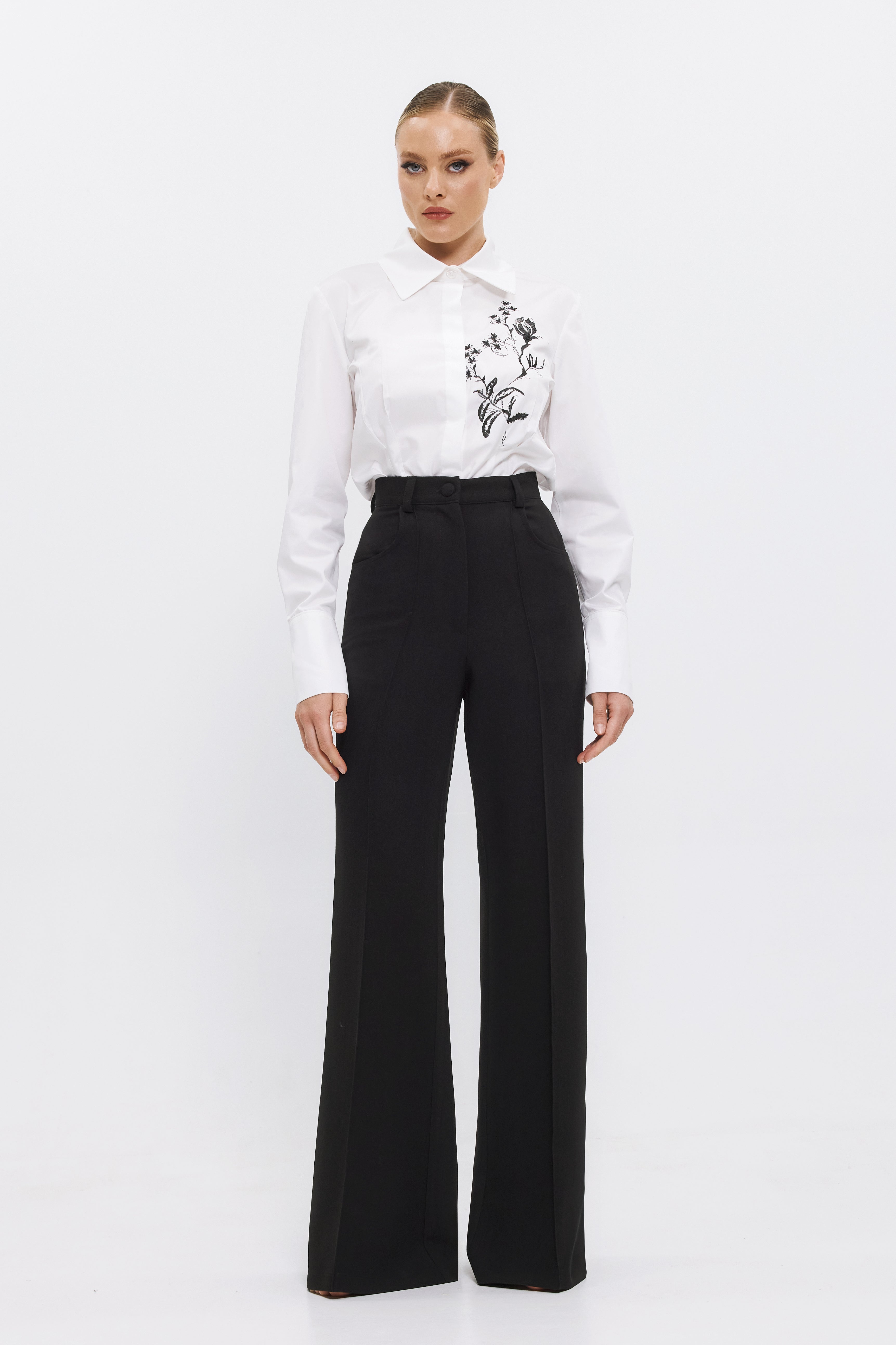 FW Crepe pants AMBROSINA