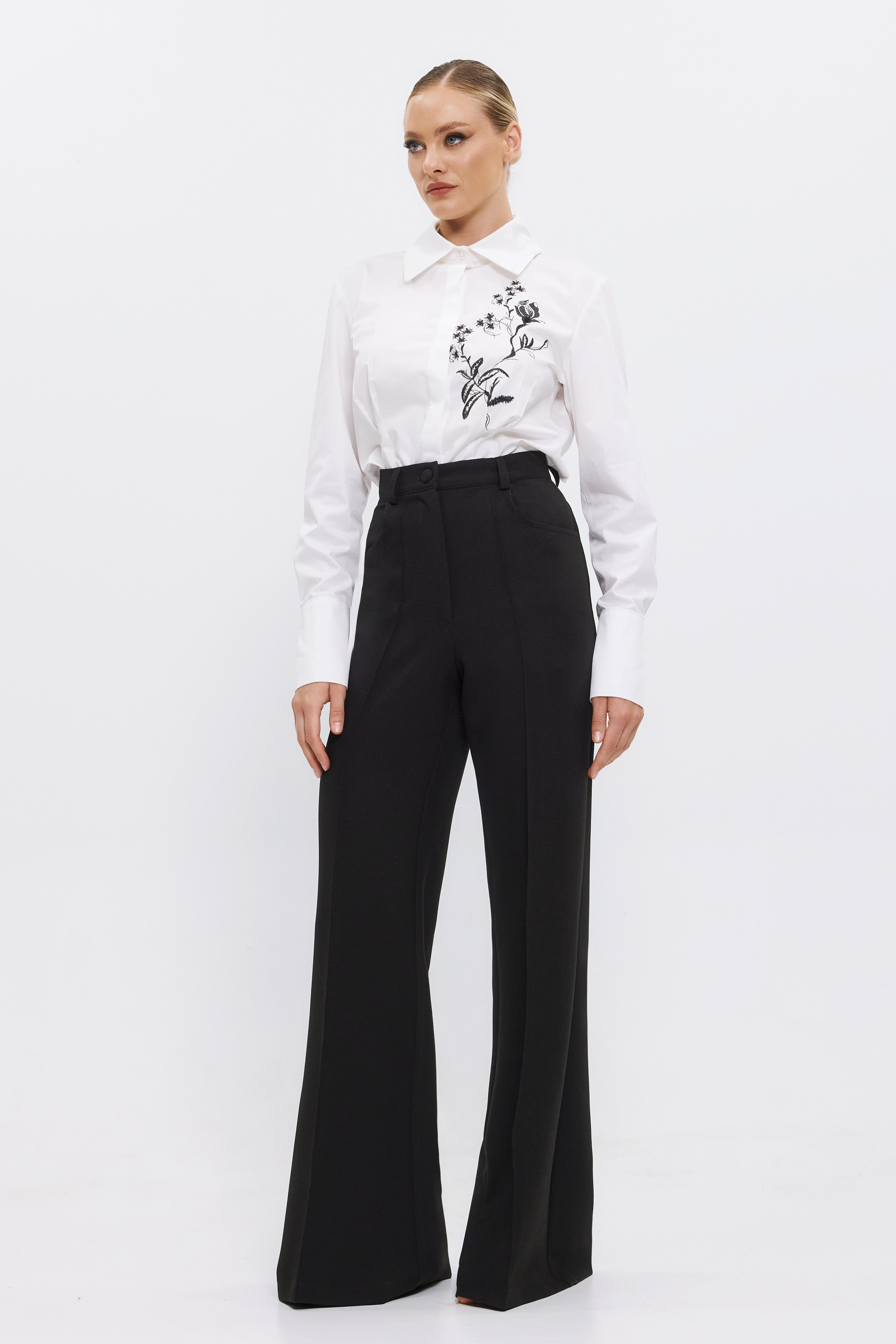 FW Crepe pants AMBROSINA