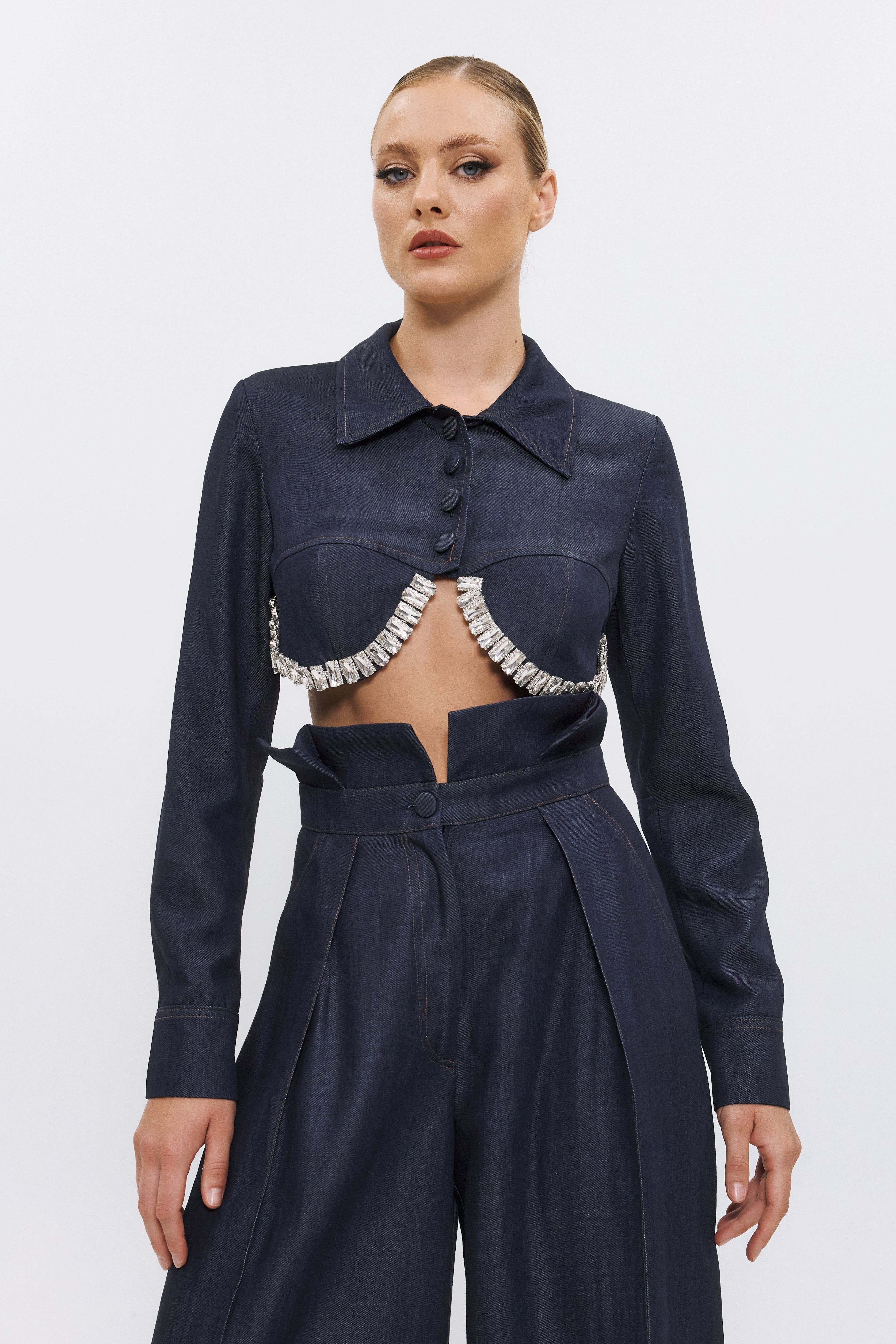 FW Denim top AMALINA