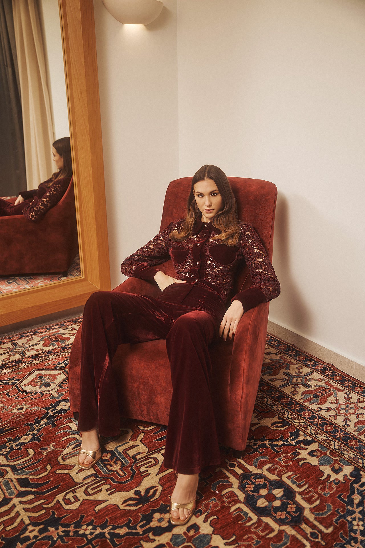 FW Velvet pants DOROTHEA