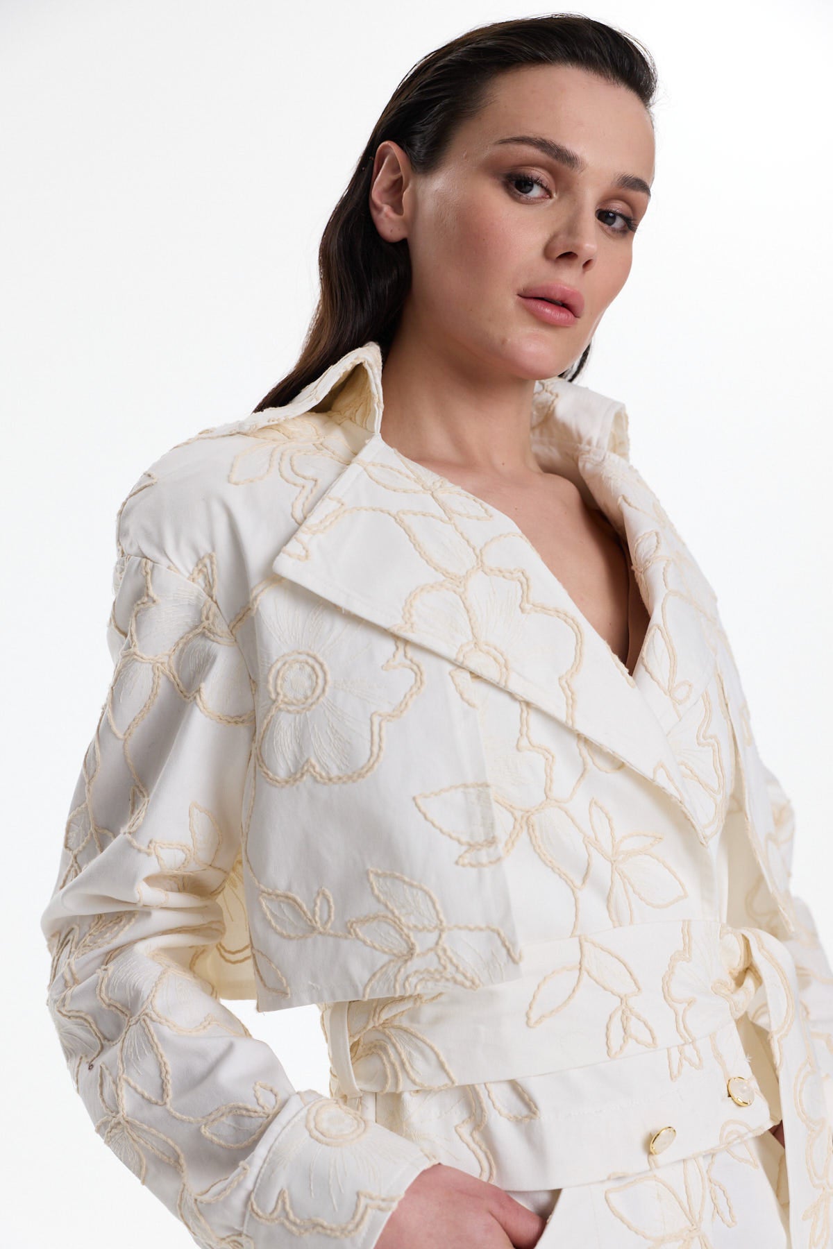 Jacket with embroidery MILENA