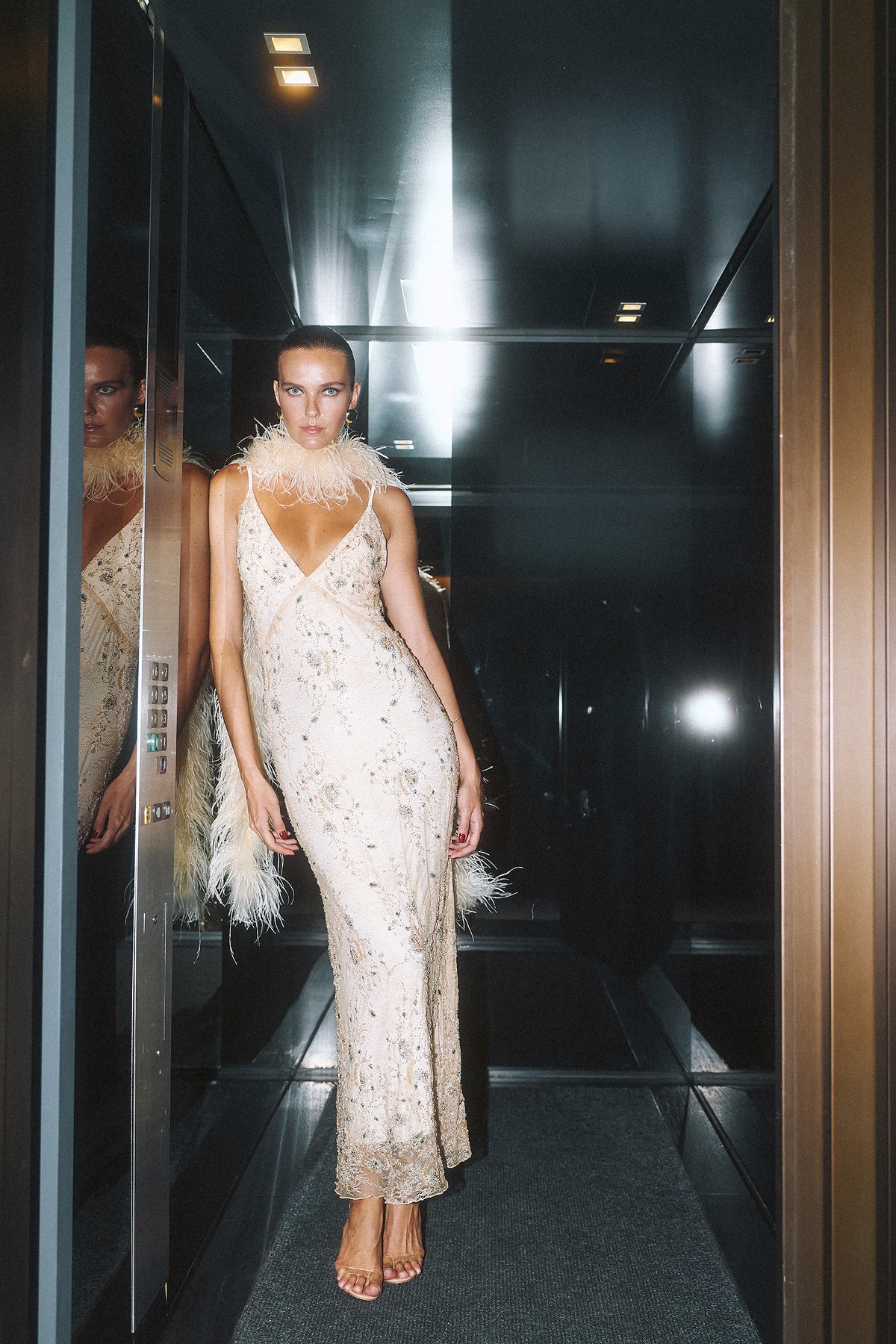 MARILYN HAND-EMBROIDERED GOWN