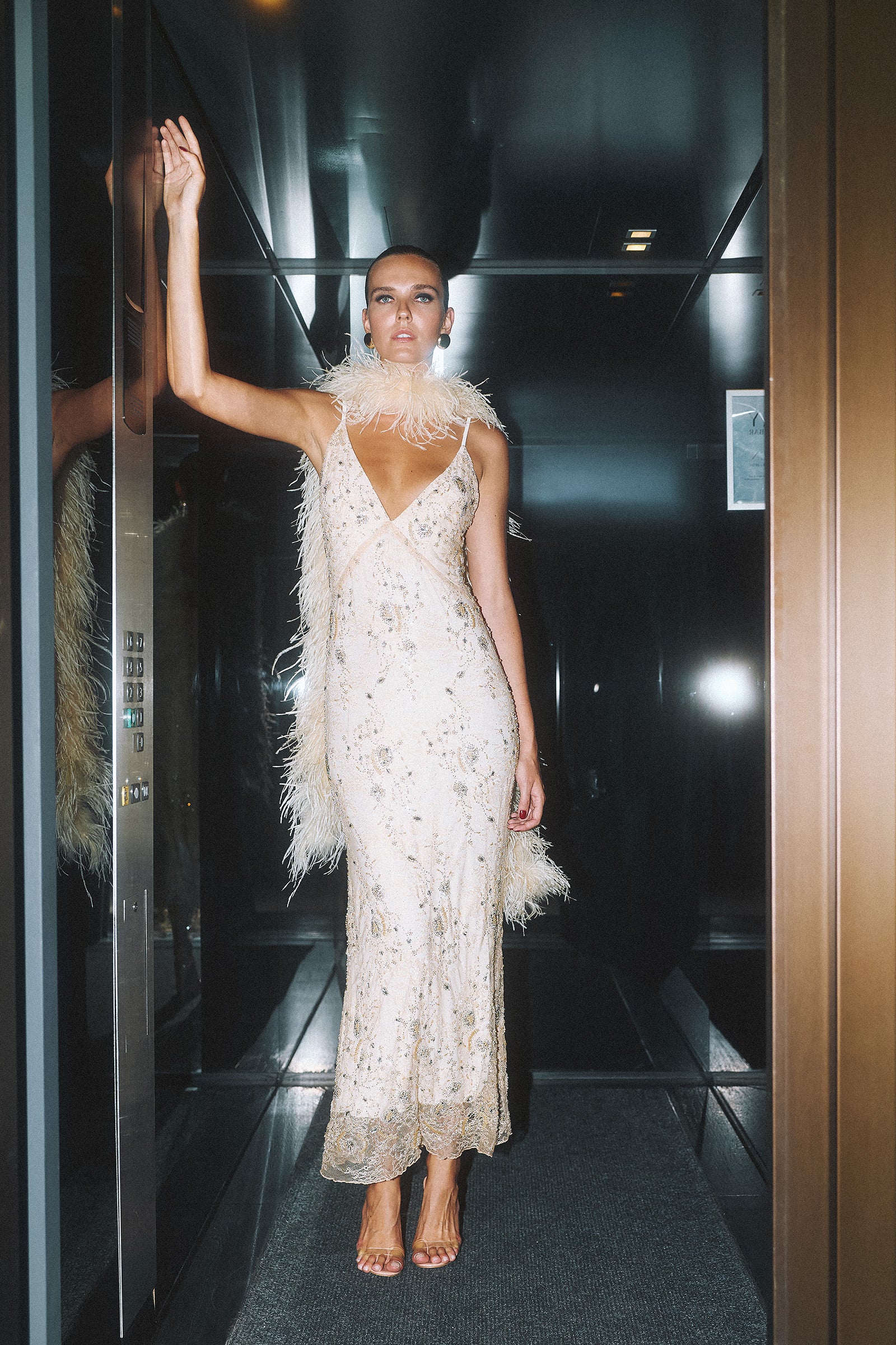 MARILYN HAND-EMBROIDERED GOWN