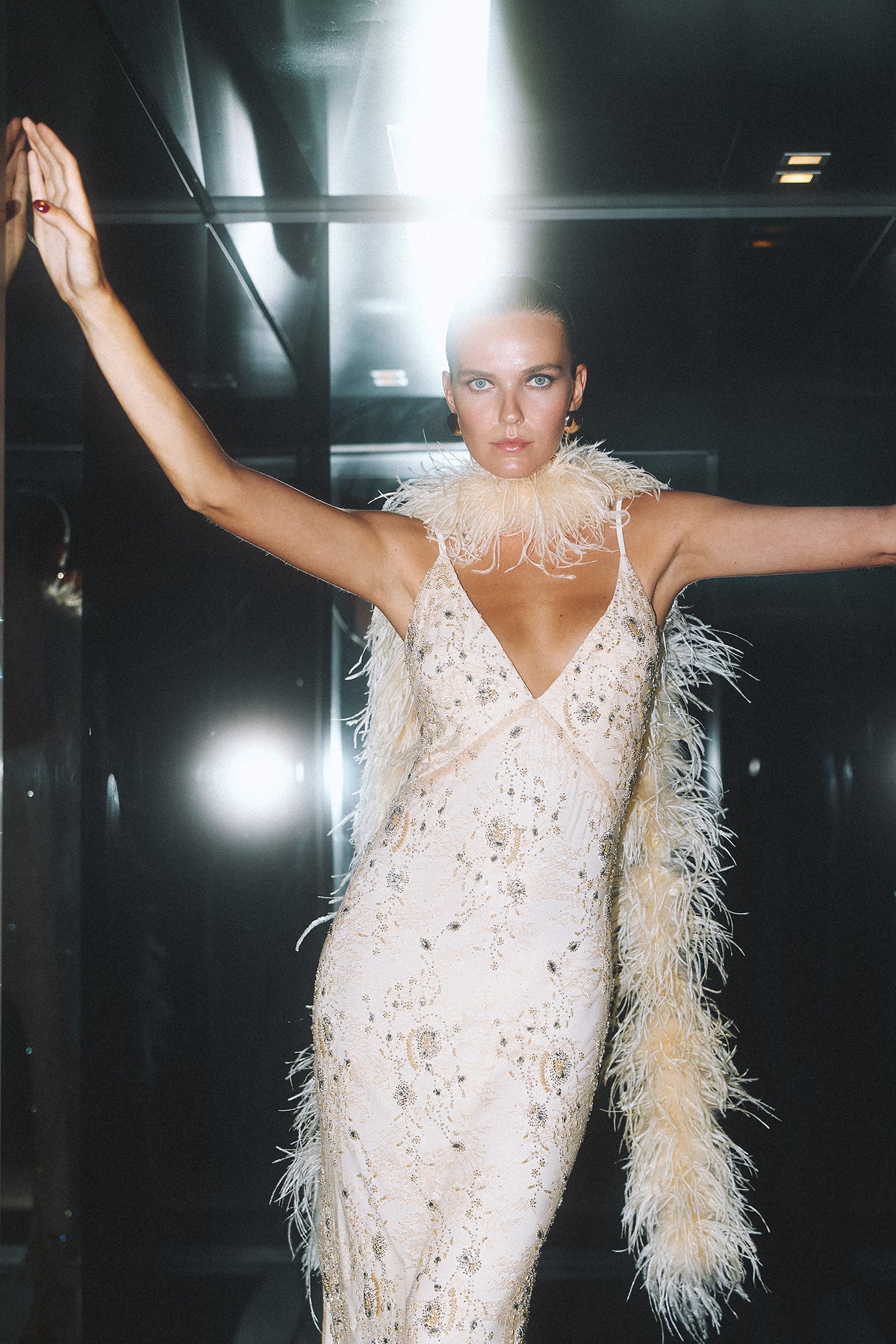 MARILYN HAND-EMBROIDERED GOWN