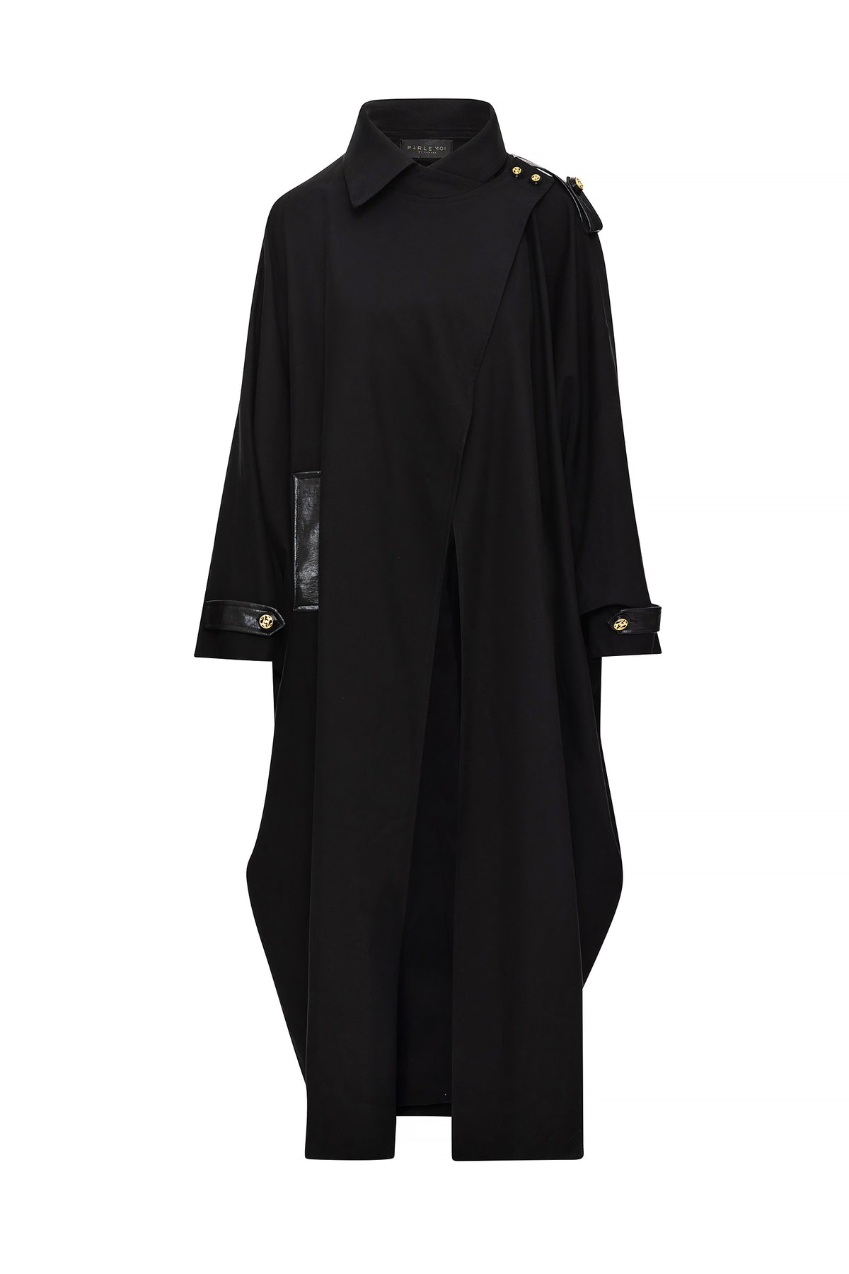 OVERSIZED COTTON GABARDINE COAT