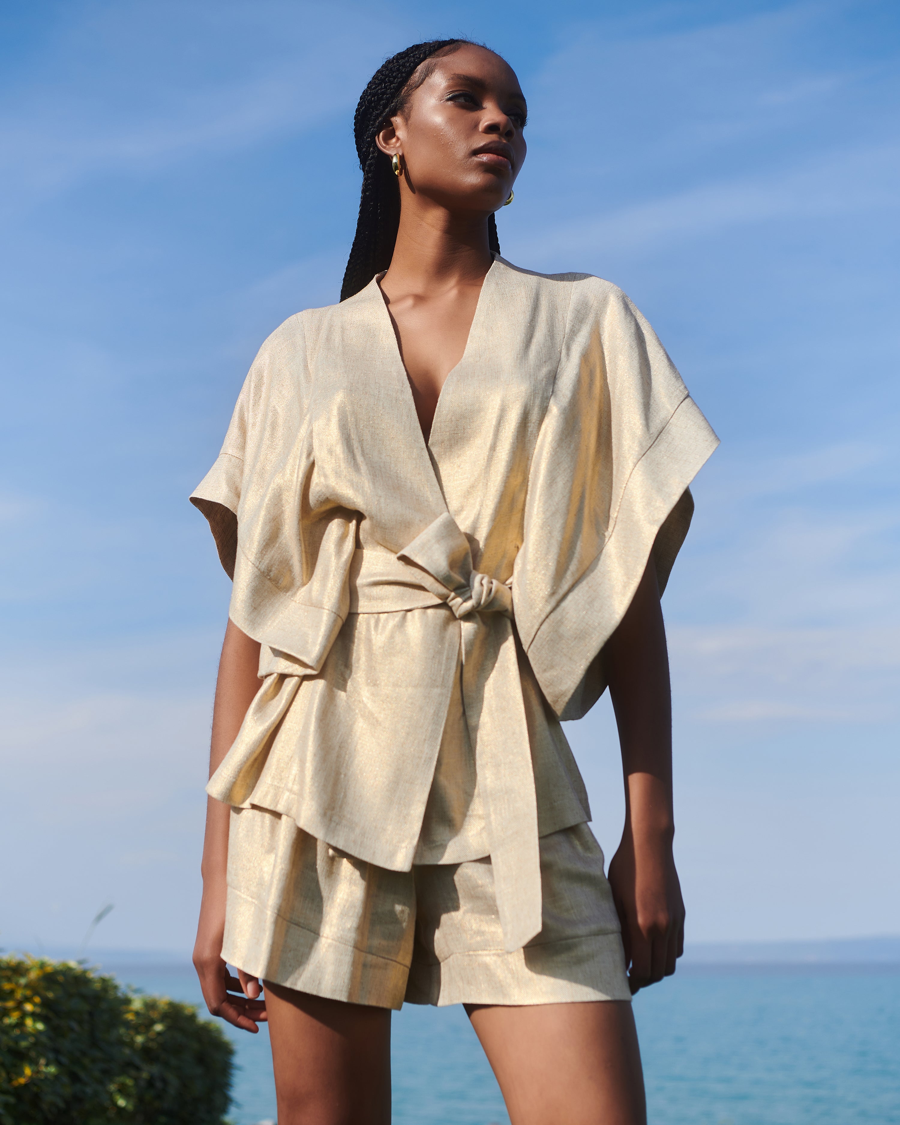 Set kimono with shorts DAPHNE
