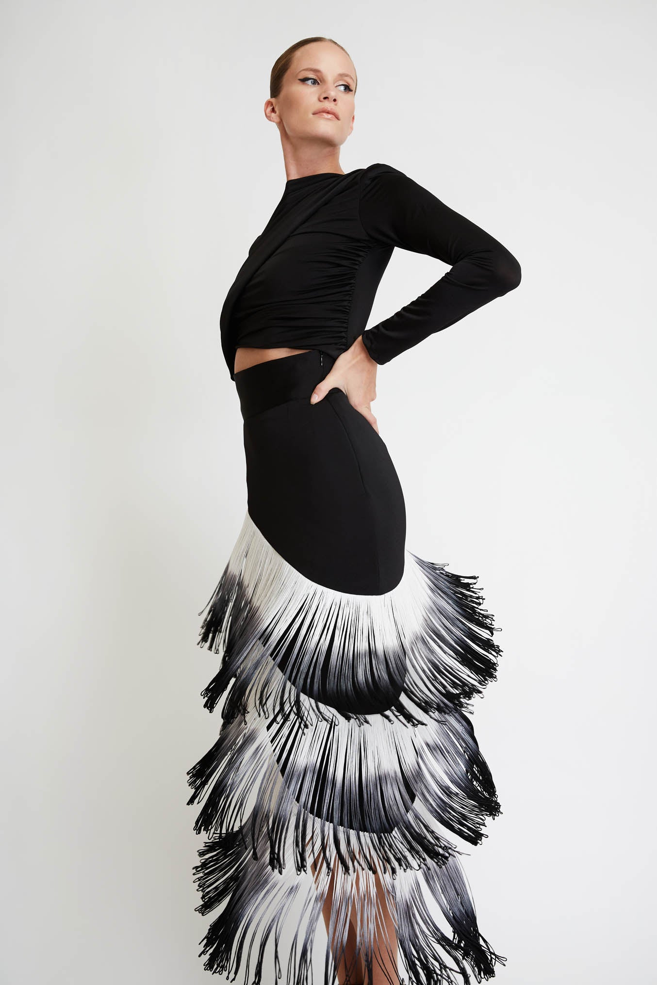 Set Top & Skirt with Fringe