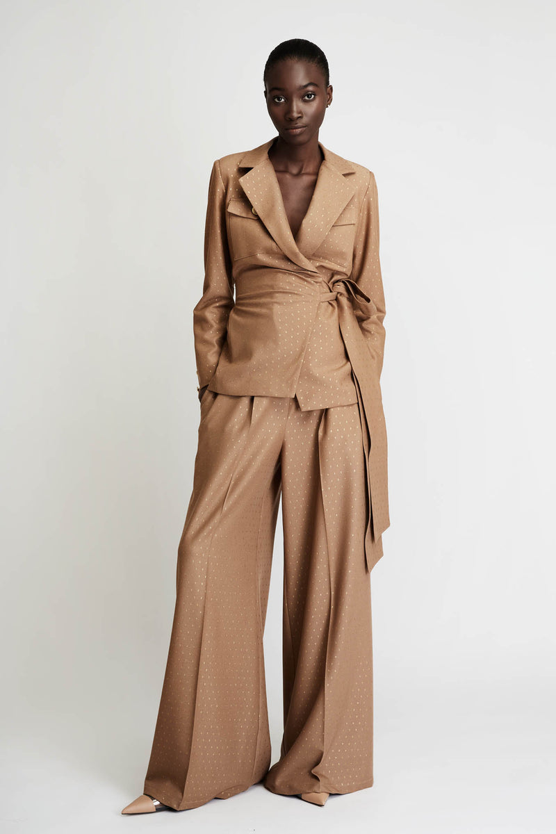 Bell Trousers with Gold