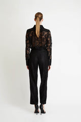 Lace Trousers in Black