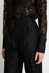 Lace Trousers in Black