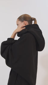 Oversize Hoodie with Strass