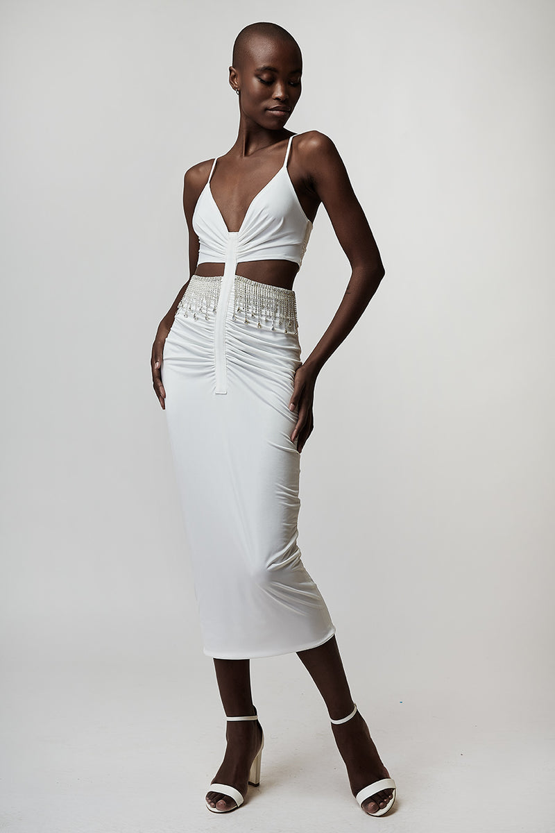 White dress