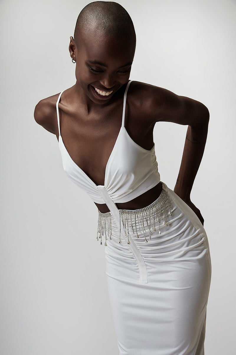 White dress