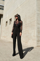 Highwaisted Trousers in Black