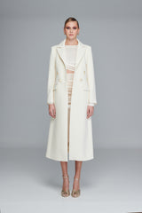 Longsleeve Cut-Out Dress in Metallic Jersey